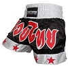 FIGHTERS - Pantalones Muay Thai / Negro-Blanco