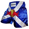 FIGHTERS - Muay Thai Shorts / Bulls / Blau-Weiss / Small