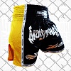 FIGHTERS - Thaibox Shorts / Elite Muay Thai / Schwarz-Gelb / Medium