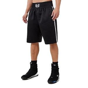 Everlast - Shorts de Boxeo / Negro-Blanco / Medium