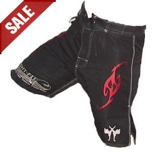 FIGHT-FIT - Fightshorts MMA Shorts / Brazilian / Black / Medium