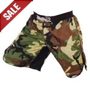 FIGHT-FIT - Fightshorts MMA Shorts / Warrior / Camouflage / Large