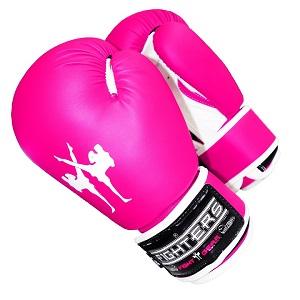 FIGHTERS - Boxing Gloves for Kids / Attack / 6 oz / Pink