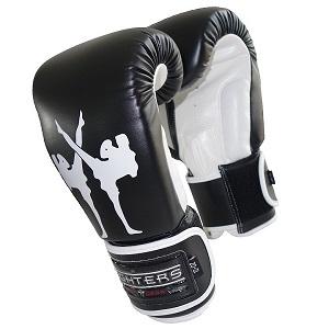 FIGHTERS - Boxing Gloves / Giant / Black / 10 oz