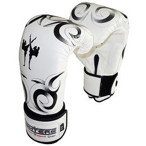 FIGHTERS - Boxing Gloves / Tribal / White / 10 oz