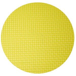 Tatami ad incastro / 100 x 100 x 2 cm / Tappetino puzzle per arti marziali / Giallo-Nero