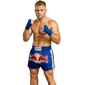 FIGHTERS - Muay Thai Shorts / Bulls / Blau / Small