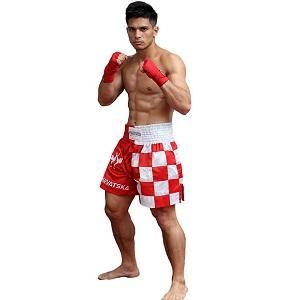 FIGHTERS - Muay Thai Shorts / Kroatien-Hrvatska / Zastava / Large