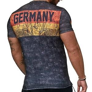 FIGHTERS - T-Shirt / Alemania / Rojo-Oro-Negro / XL