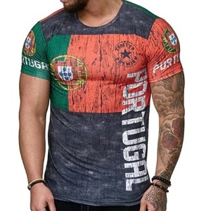 FIGHTERS - T-Shirt / Portugal  / Red-Green-Black / Medium