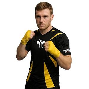 FIGHTERS - Kick-Boxing Shirt / Competition / Schwarz / XXS