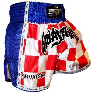 FIGHTERS - Shorts de Muay Thai / Croatie-Hrvatska / Elite / Medium