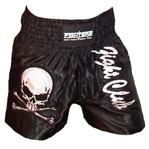 FIGHTERS - Muay Thai Shorts / Fight Club / Noir / XXL