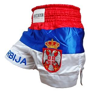 FIGHTERS - Muay Thai Shorts / Serbia-Srbija / Gbr / Medium