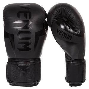 Venum - Gants de Boxe / Elite / Noir-Noir / 12 Oz