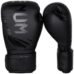 Venum - Guantes de Boxeo / Challenger 3.0 / Negro-Negro / 10 oz