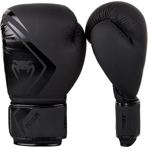 Venum - Boxing Gloves / Contender 2.0 / Black / 16 oz